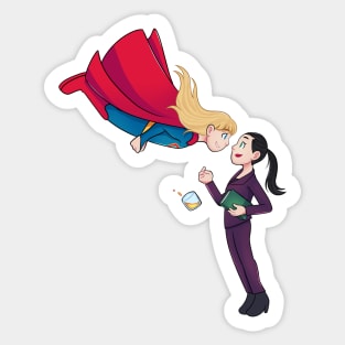 Chibi Supercorp Sticker